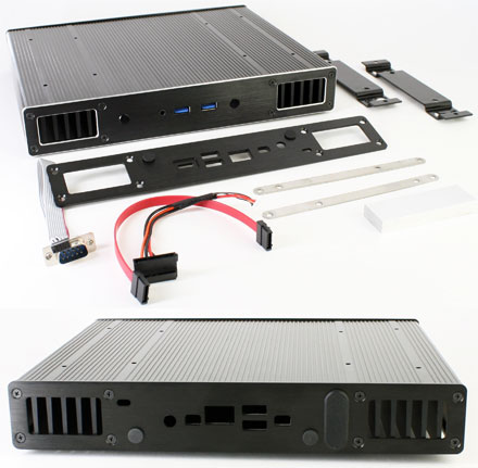 Akasa Plato enclosure (for Intel NUC NUC5i5MYBE/NUC5i5MYHE, NUC5i3MYBE/NUC5i3MYHE) <b>[FANLESS]</b>