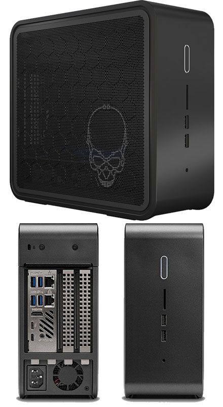 Intel NUC9v7QNX (Intel Core i7-9750H 4,50GHz, 1x HDMI, 2x Thunderbolt 3, 3x <b>M.2, PCIe</b>)