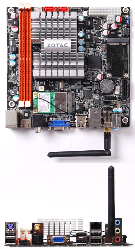 ZOTAC NM10-A-E (with integrated Atom 2x 1.66Ghz CPU, WLAN) <b>[FANLESS]</b> *new*